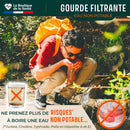 Gourde filtrante pour eau non potable + E-BOOK OFFERT