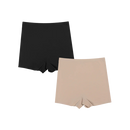 Lot de 2 Shortys Taille Haute Gainants - Soie Glacée