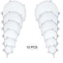 Lot de 12 Couvercles en silicone extensible