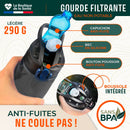 Gourde filtrante pour eau non potable + E-BOOK OFFERT