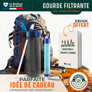 Gourde filtrante pour eau non potable + E-BOOK OFFERT