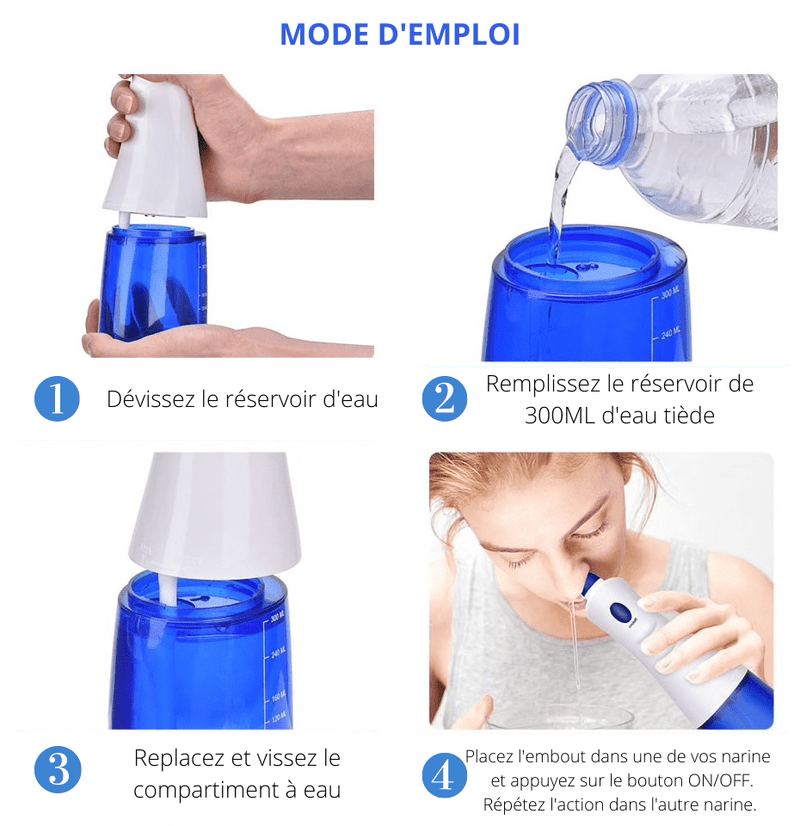 Irrigateur nasal électrique