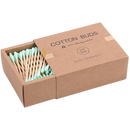 2x Boîtes de coton-tiges en Bambou