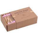 2x Boîtes de coton-tiges en Bambou