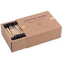 2x Boîtes de coton-tiges en Bambou