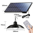 Lot de 2 lampes solaires suspendues