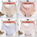 3X Culotte respirante en soie glacée pour femmes