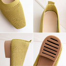 Ballerines bout carré en maille respirante - Collection 2023