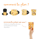 Lot de 5 Serviettes hygiéniques lavables et réutilisables