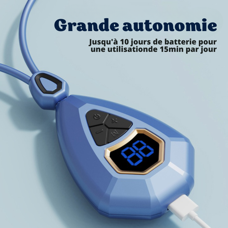 Mini masseur chauffant pour cervicales - 5 Modes & 15 intensités