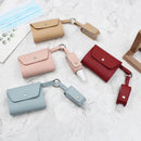 Pochette anti-bactérienne pour masques + Porte clé pour gel hydroalcoolique