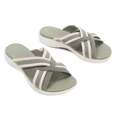 Sandales sportswear à lanière bicolore