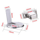 Lot de 2 Butées de porte magnétiques