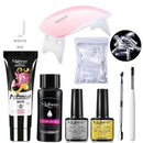 Kit Complet débutant faux ongles en PolyGel - Lampe OFFERTE