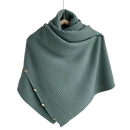 Châle tricoté pour femme - 4 en 1