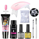 Kit Complet débutant faux ongles en PolyGel - Lampe OFFERTE