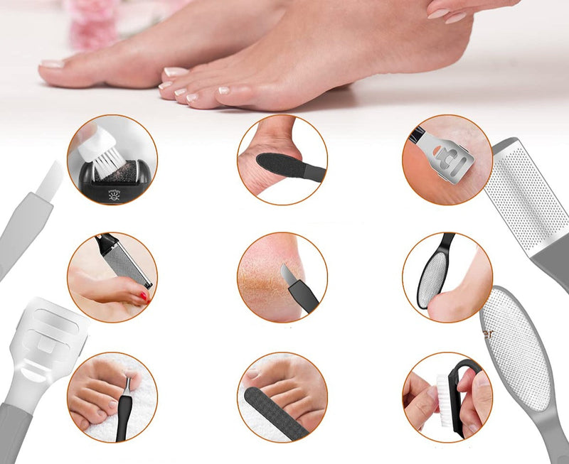 Kit pédicure complet - 9 PCS