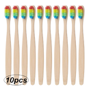 Brosse à dent en Bambou - Lot de 10
