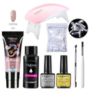Kit Complet débutant faux ongles en PolyGel - Lampe OFFERTE
