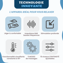 Mini masseur chauffant pour cervicales - 5 Modes & 15 intensités