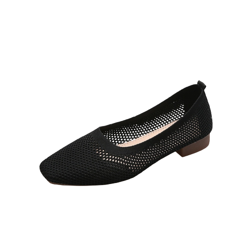 Ballerines bout carré en maille respirante - Collection 2023
