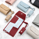 Pochette anti-bactérienne pour masques + Porte clé pour gel hydroalcoolique