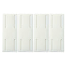 Lot de 4 Supports Muraux Coulissants Auto Adhésifs