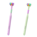 2x Brosses à dents à 3 têtes 360° - Poils souples