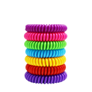 Lot de 10 Bracelets à la citronnelle anti-moustiques