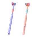 2x Brosses à dents à 3 têtes 360° - Poils souples