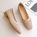 Ballerines bout carré en maille respirante - Collection 2023