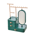 Boîte à bijoux présentoir avec miroir intégré