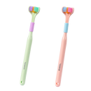 2x Brosses à dents à 3 têtes 360° - Poils souples