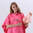 Poncho serviette en microfibre séchage rapide
