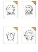 Lot de 20 Masques en tissu - Soin visage