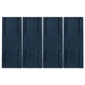 Lot de 4 Supports Muraux Coulissants Auto Adhésifs