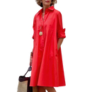 Robe chemise mi-longues avec poches - Collection 2023