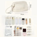 Trousse de toilette en Cuir - Double niveau