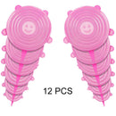 Lot de 12 Couvercles en silicone extensible