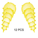 Lot de 12 Couvercles en silicone extensible