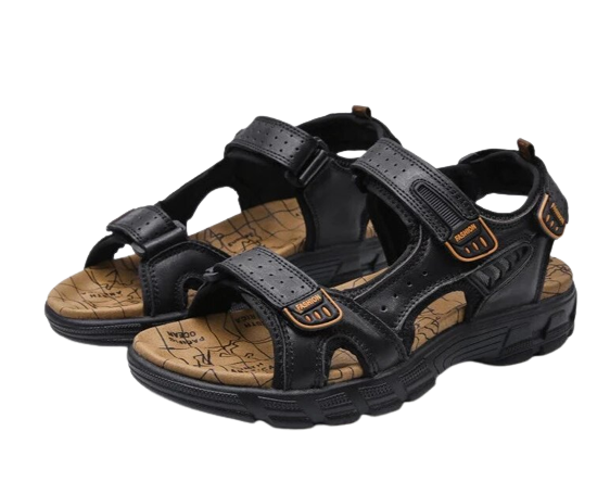 Sandales d'été en cuir pour homme