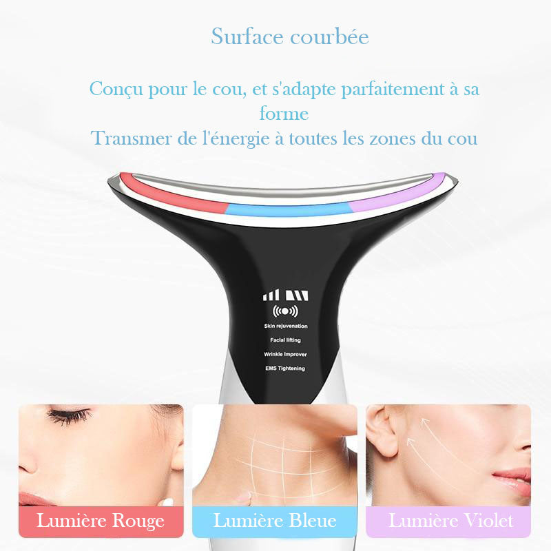 Masseur lifting cou et visage EMS