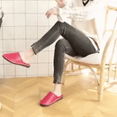 Pantoufles mixtes et souples en Cuir PU - Intérieur fourrure douce