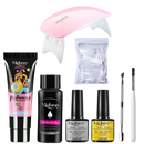 Kit Complet débutant faux ongles en PolyGel - Lampe OFFERTE