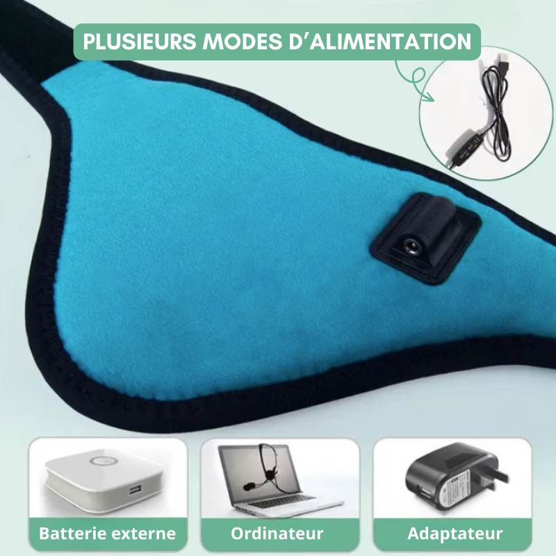 Minerve chauffante pour cervicales