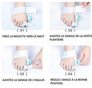 Attelle ajustable pour hallux valgus