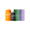 Lot de 2 Masques en stick pour le visage (Argile, Charbon ou Vitamine C)