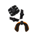 Stimulateur électrique abdos, fessier et bras