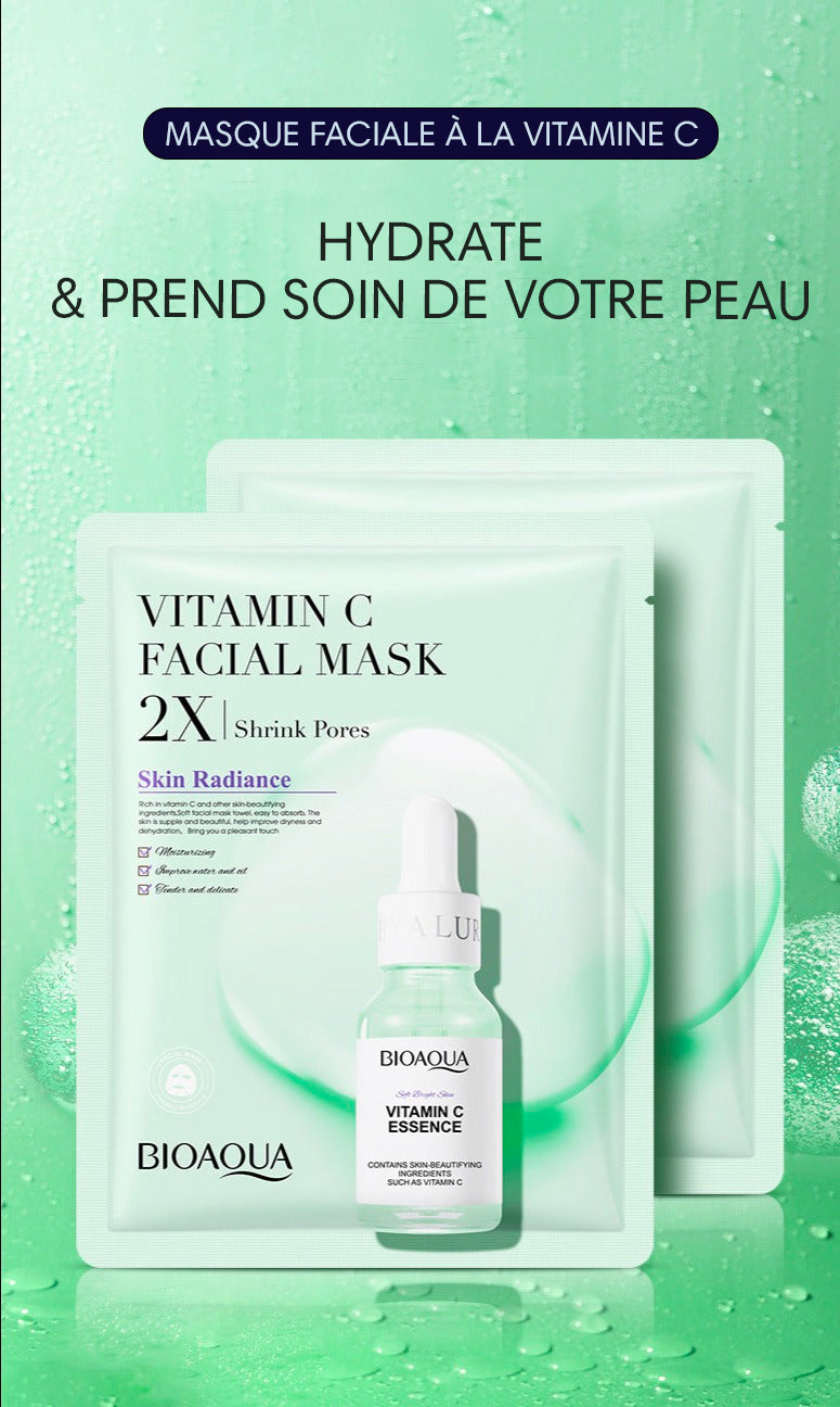 Lot de 20 Masques en tissu - Soin visage