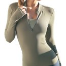 Zip Shirt - Haut de sport manches longues mitaines